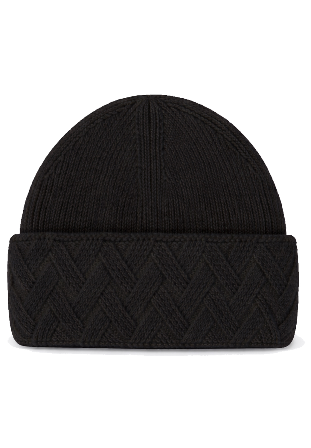 BERRETTO MAGLIA, 35% ANGORA 65% VI, MADE IN PRC            - BLACK